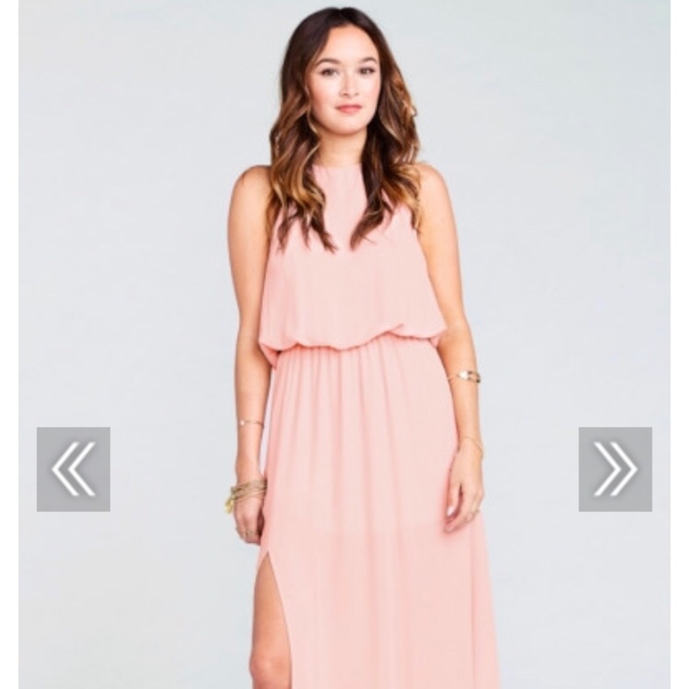 Show Me Your MuMu Heather Halter Dress - S